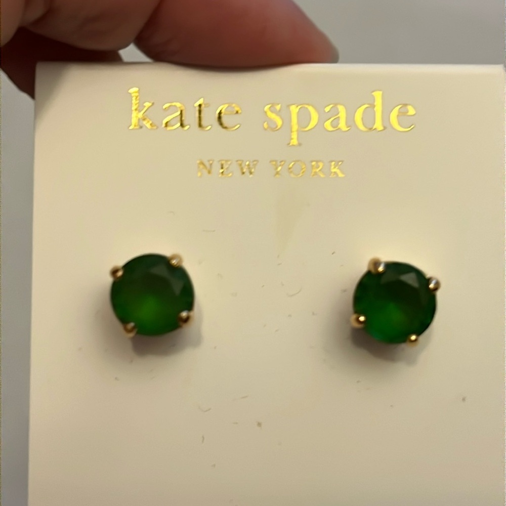 Gorgeous Kate Spade Green Stud Earrings